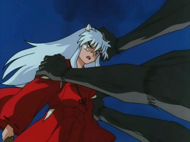 Otaku Gallery  / Anime e Manga / Inu-Yasha / Screen Shots / Episodi / 013 - L`enigma della luna nuova! Inuyasha dai capelli neri! / 219.jpg